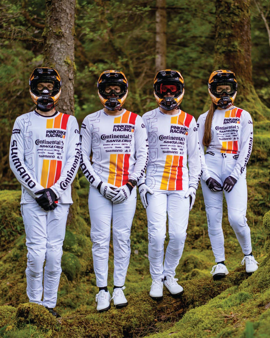 Youth Gravity Jersey | Pinkbike Team Replica White