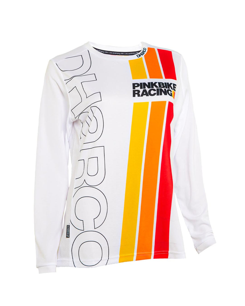 Womens Gravity Jersey | Pinkbike Team Replica White