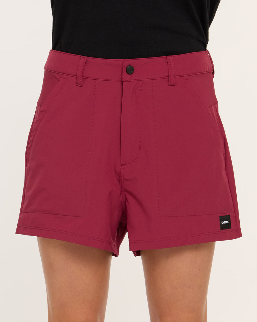Womens Pit Shorts | Sangria