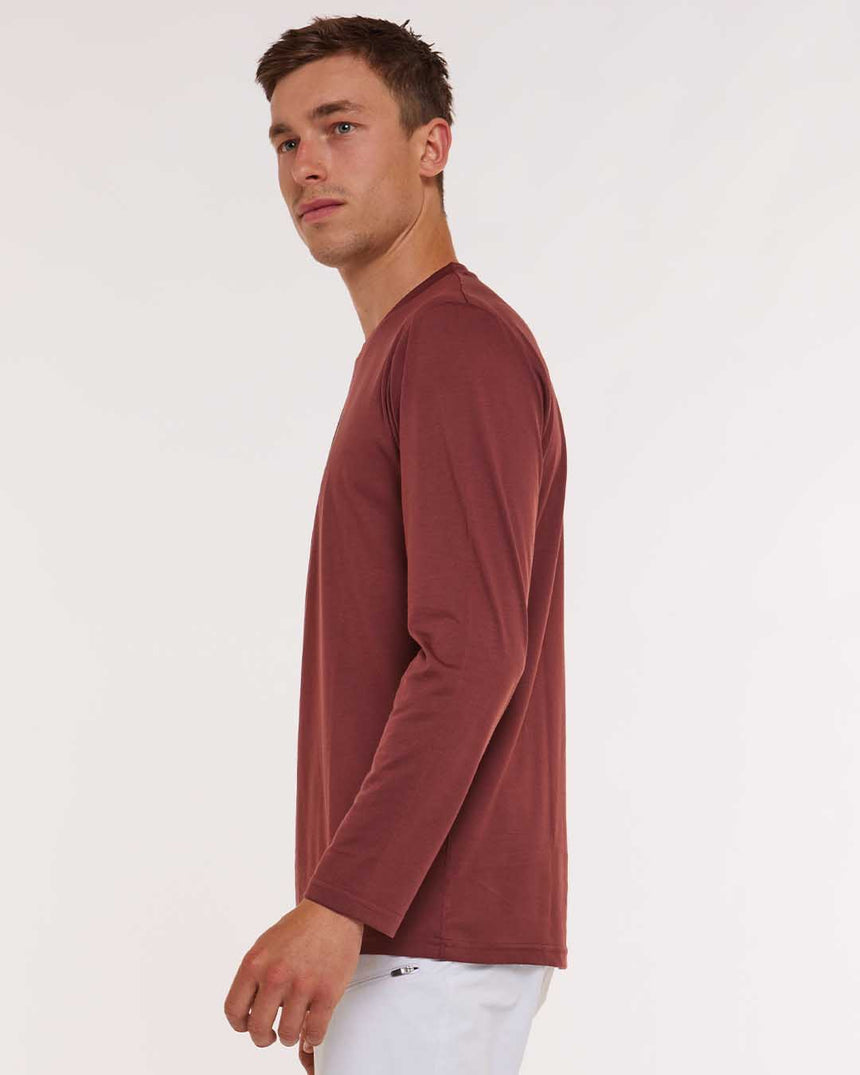 Mens Long Sleeve Tech Tee | Graze