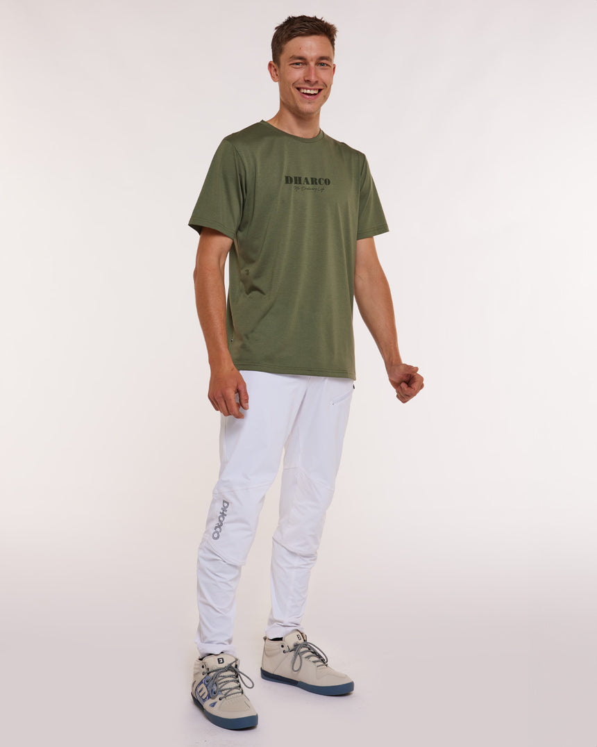 Mens Short Sleeve Tech Tee | Garigal Green