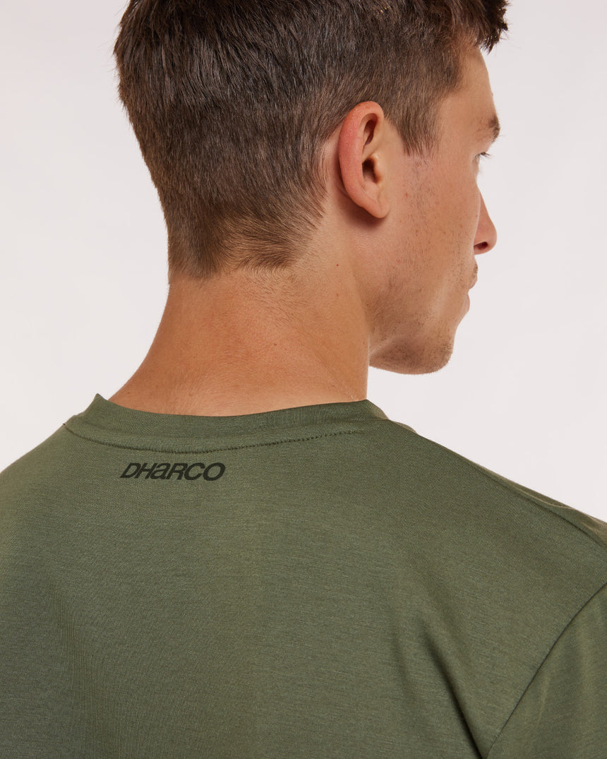 Mens Short Sleeve Tech Tee | Garigal Green