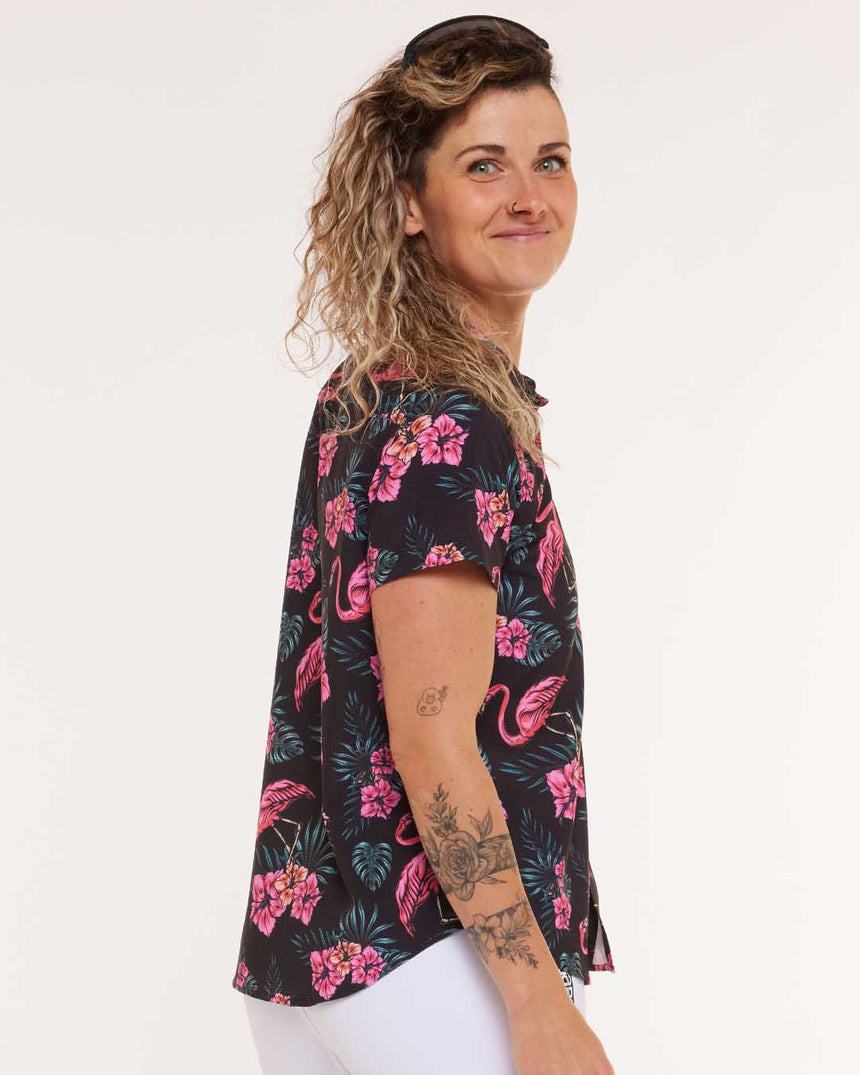 Womens Tech Party Shirt | Parker | Short Sleeves | WOMENS TOPS | DHaRCO | Image 2 of 8