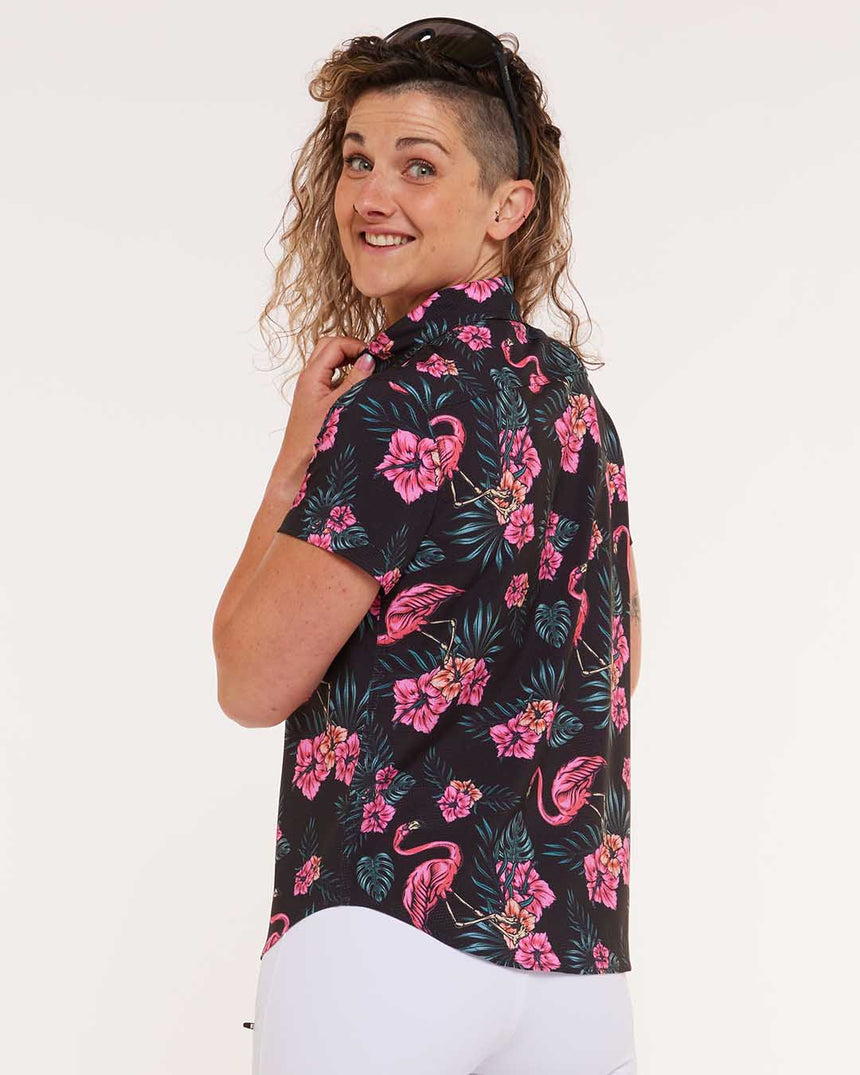 Womens Tech Party Shirt | Parker | Short Sleeves | WOMENS TOPS | DHaRCO | Image 3 of 8