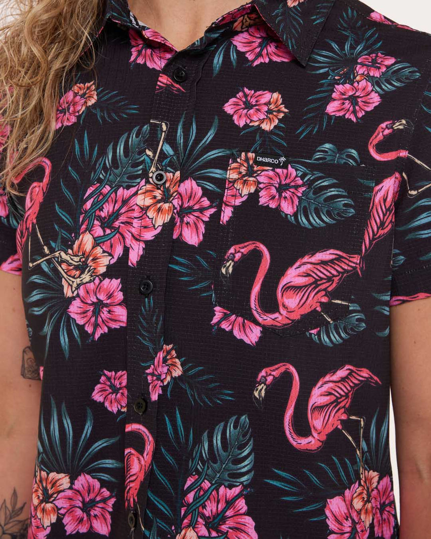 Womens Tech Party Shirt | Parker | Short Sleeves | WOMENS TOPS | DHaRCO | Image 5 of 8