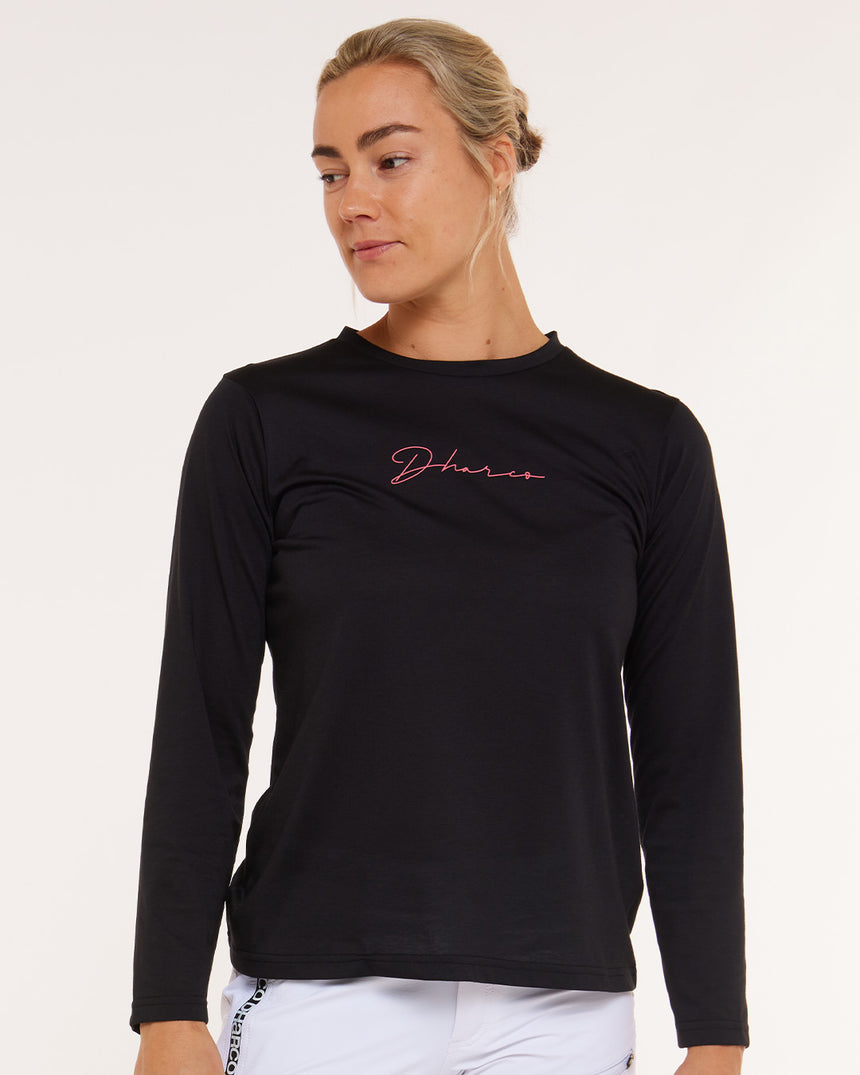 Womens Long Sleeve Tech Tee | Stealth