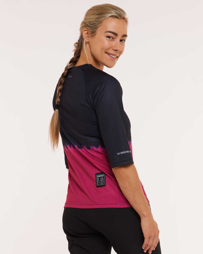 Womens 3/4 Sleeve Jersey | Cherry Dip | 3/4 Sleeves | WOMENS TOPS | DHaRCO | Image 4 of 6