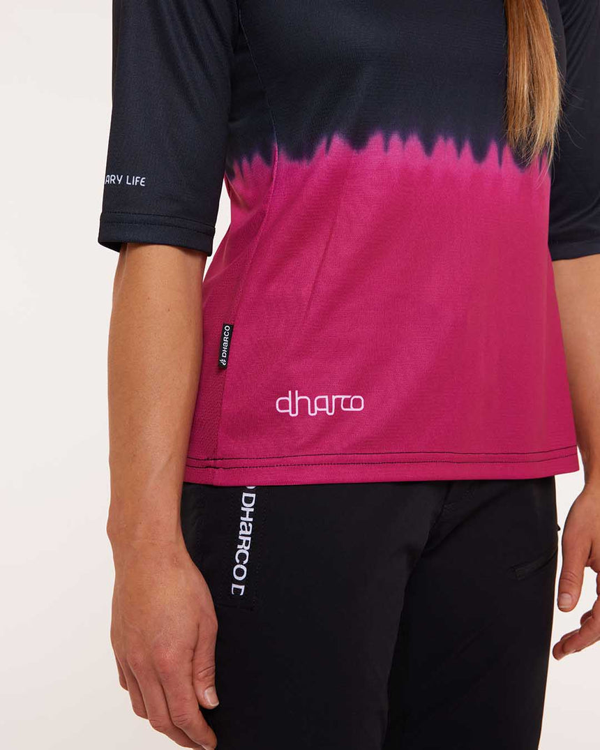 Womens 3/4 Sleeve Jersey | Cherry Dip | 3/4 Sleeves | WOMENS TOPS | DHaRCO | Image 5 of 6