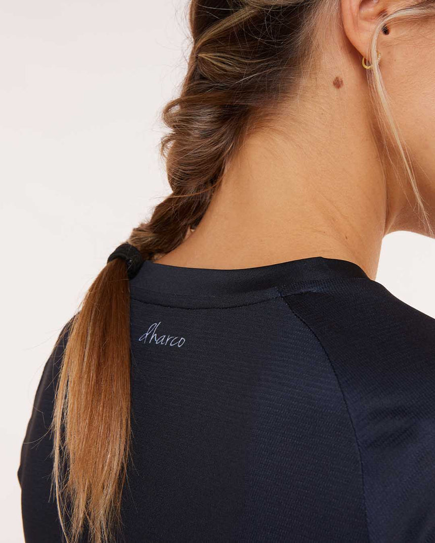 Womens 3/4 Sleeve Jersey | Cherry Dip | 3/4 Sleeves | WOMENS TOPS | DHaRCO | Image 6 of 6