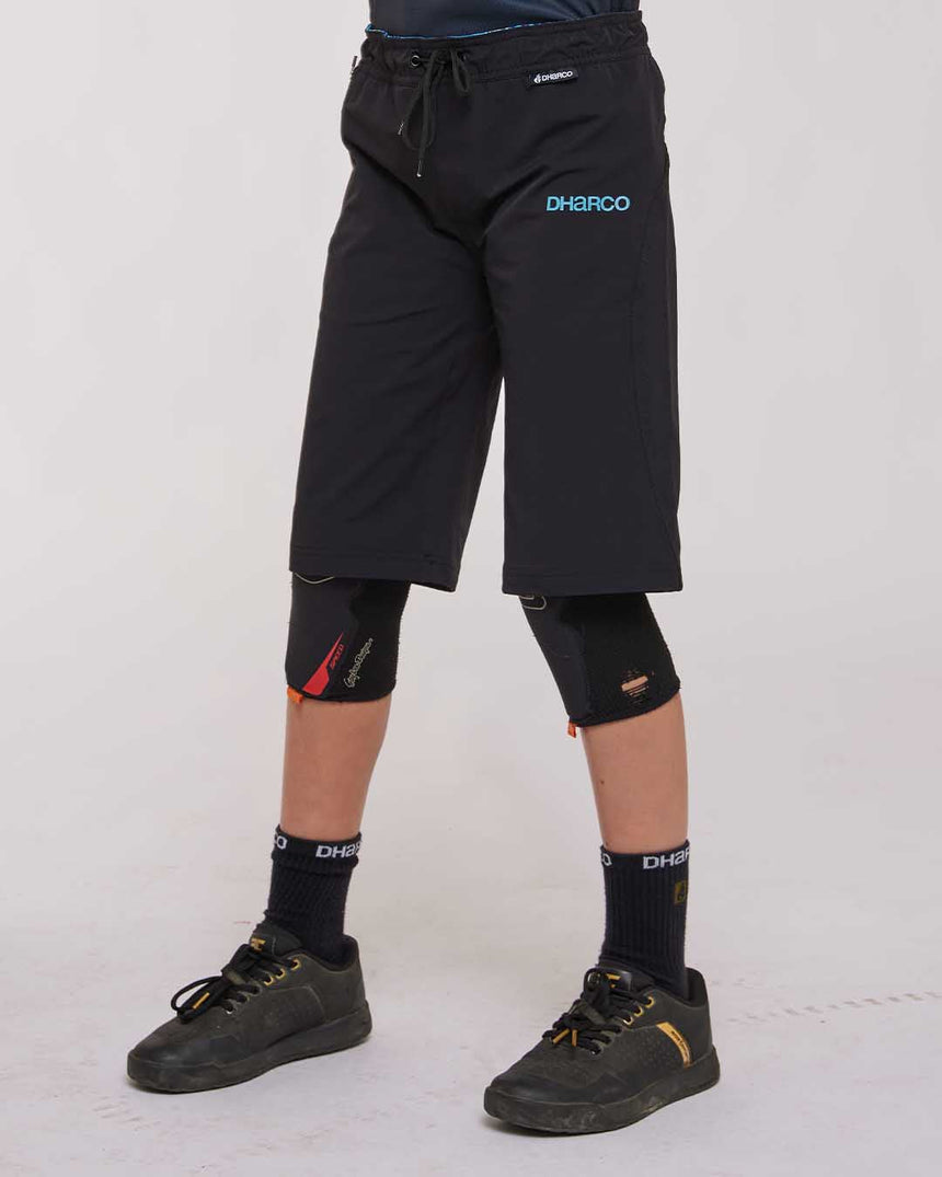 Short Gravity pour junior | Noir Courte gravité | BAS POUR ENFANTS | DHaRCO | Image 2 sur 6