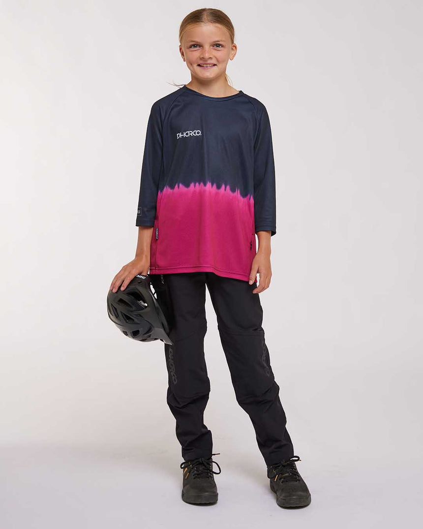 Youth 3/4 Sleeve Jersey | Cherry Dip