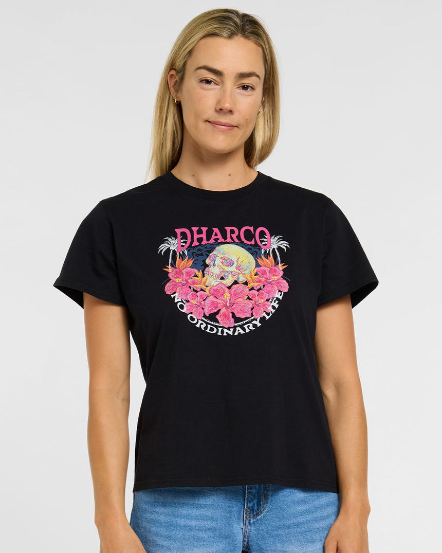 Tee en coton pour femme | Paradis | Manches courtes | MAILLOTS FÉMININS | DHaRCO | Image 1 sur 6
