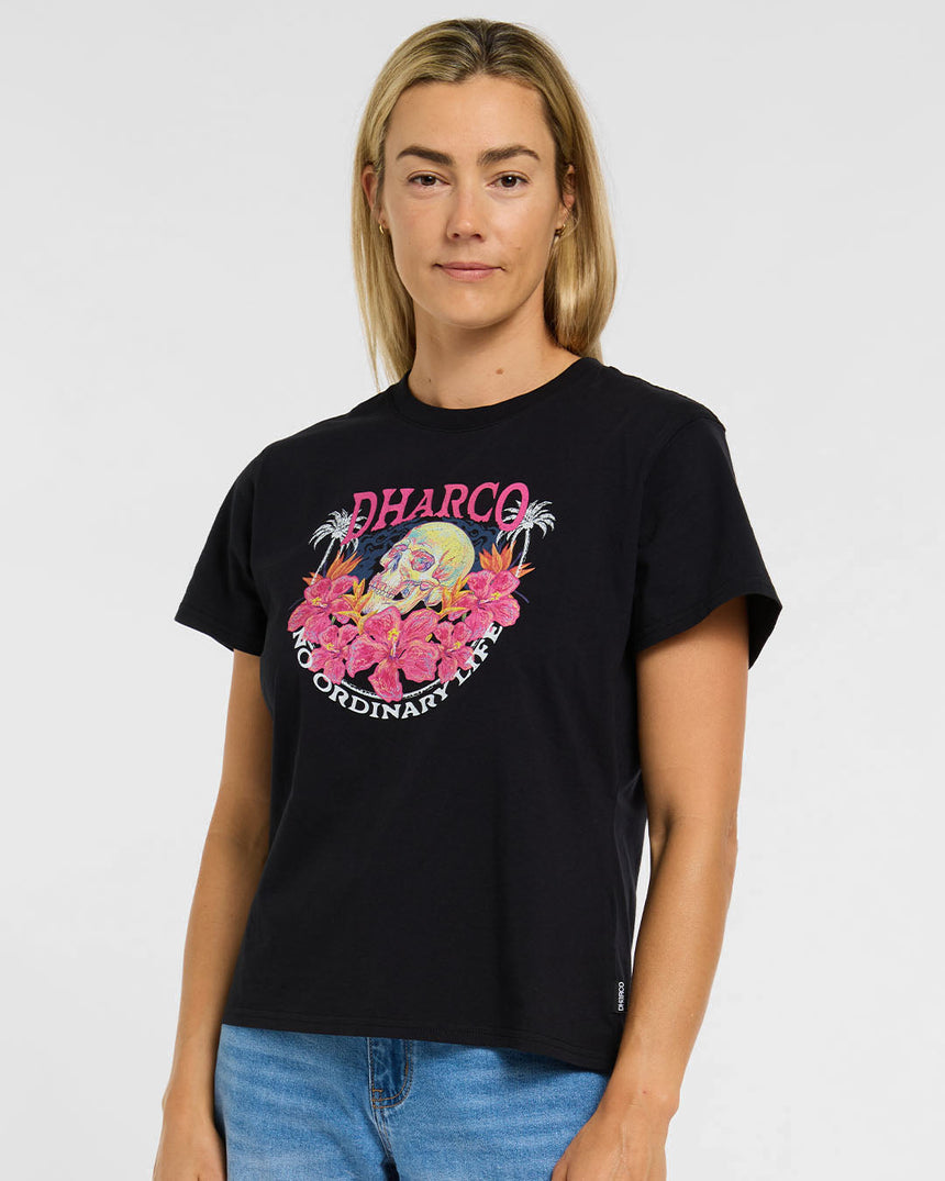 Tee en coton pour femme | Paradis | Manches courtes | MAILLOTS FÉMININS | DHaRCO | Image 3 sur 6