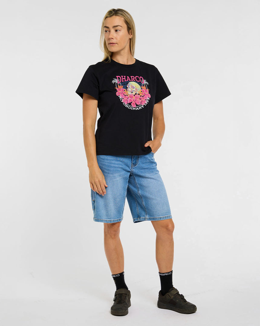 Tee en coton pour femme | Paradis | Manches courtes | MAILLOTS FÉMININS | DHaRCO | Image 4 sur 6