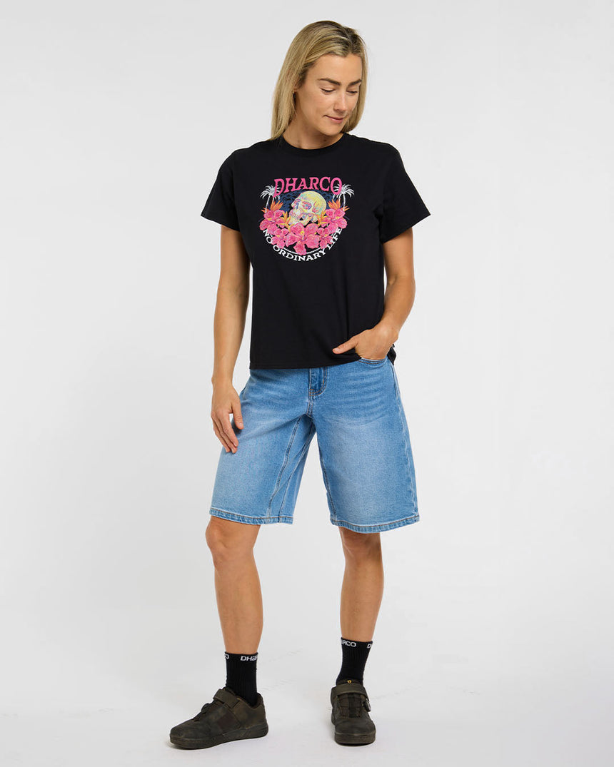 Tee en coton pour femme | Paradis | Manches courtes | MAILLOTS FÉMININS | DHaRCO | Image 5 sur 6