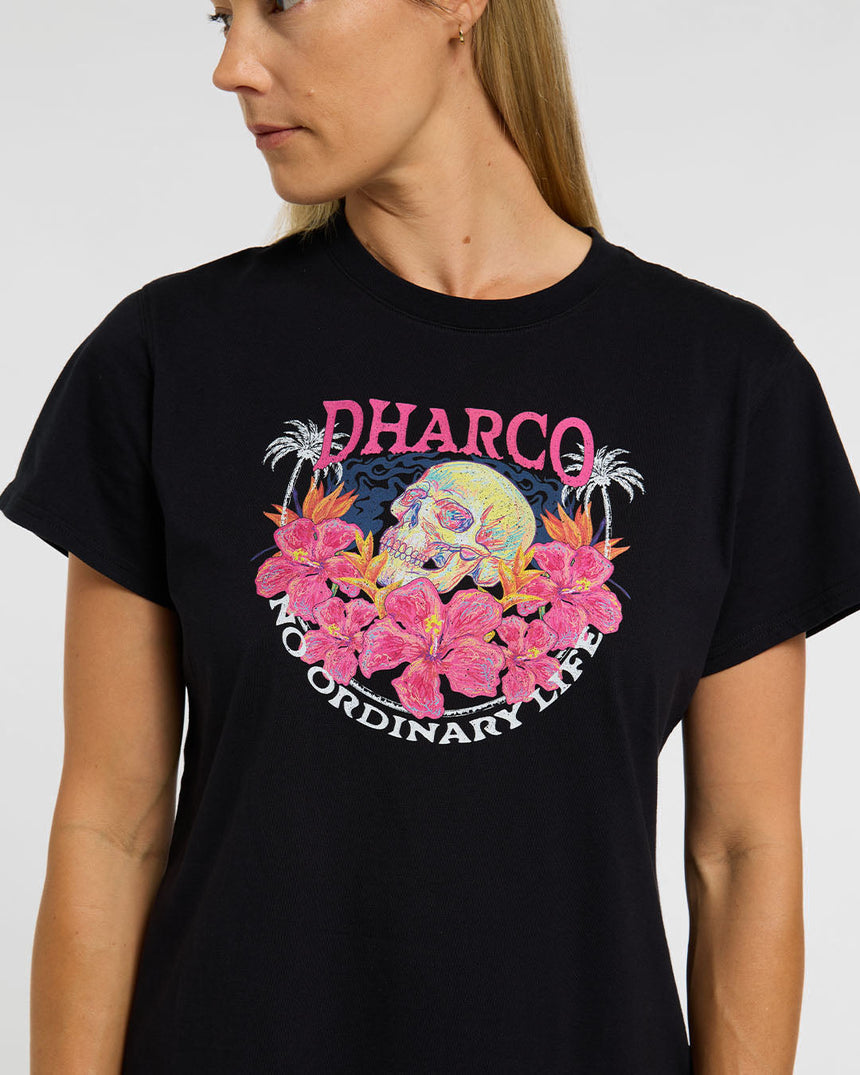 Tee en coton pour femme | Paradis | Manches courtes | MAILLOTS FÉMININS | DHaRCO | Image 6 sur 6