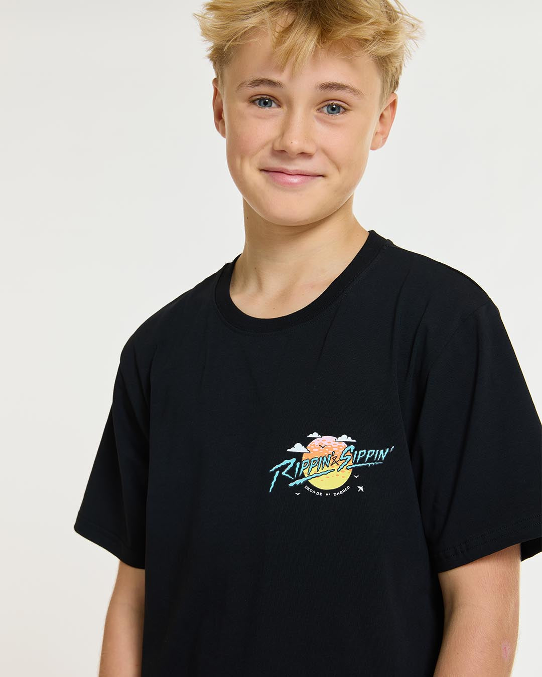 Youth Cotton Tee | Decade of DHaRCO Black