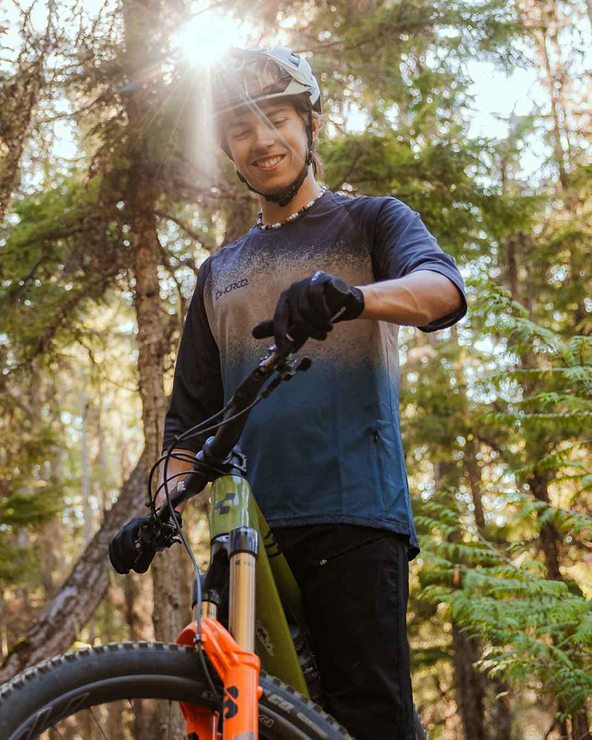 Mens 3/4 Sleeve Jersey | Dusty Waters