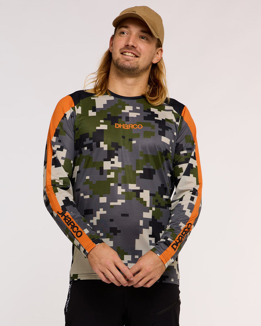 Maillot Race pour homme | Ice-T Camo Édition Signature | Manches longues | HAUTS POUR HOMMES | DHaRCO | Image 5 sur 8