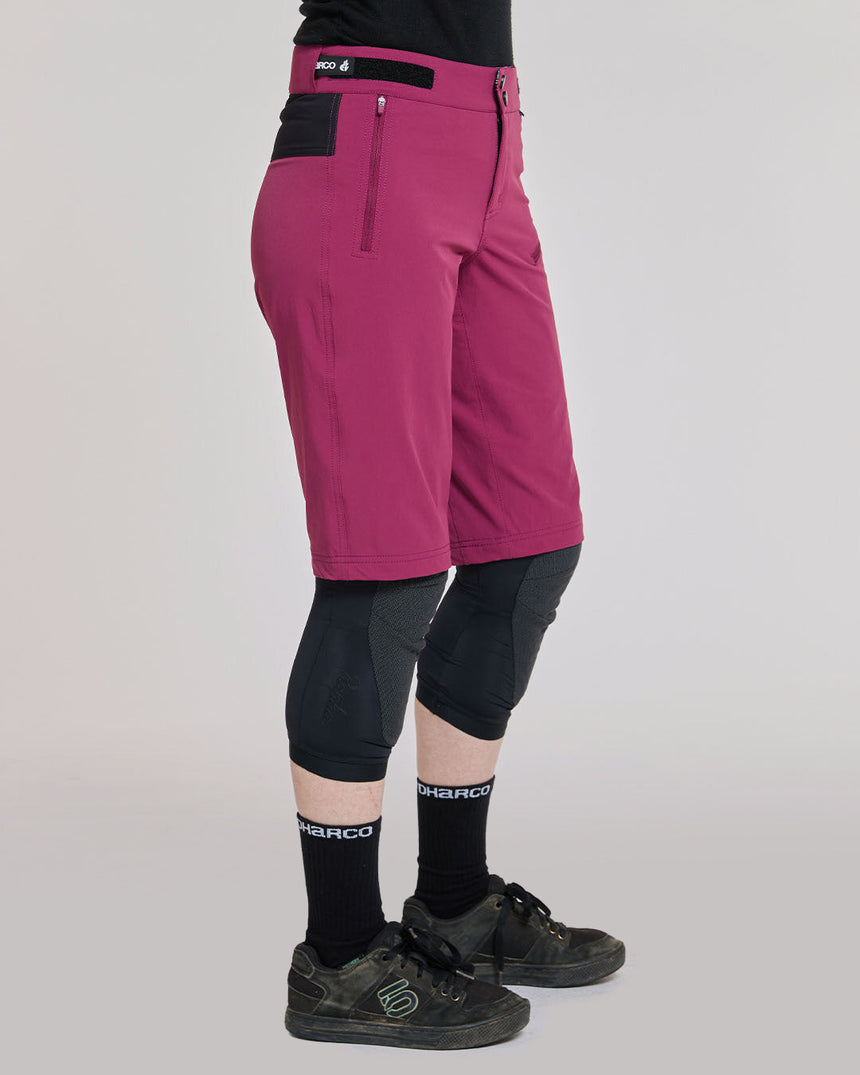 Womens Gravity Shorts | Sangria | Gravity Shorts | WOMENS BOTTOMS | DHaRCO | Image 3 of 6