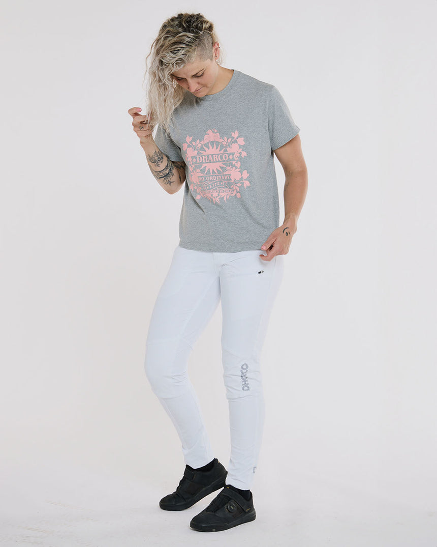 Womens Cotton Tee | Grey Marble | Short Sleeves | WOMENS TOPS | DHaRCO | Image 4 of 6