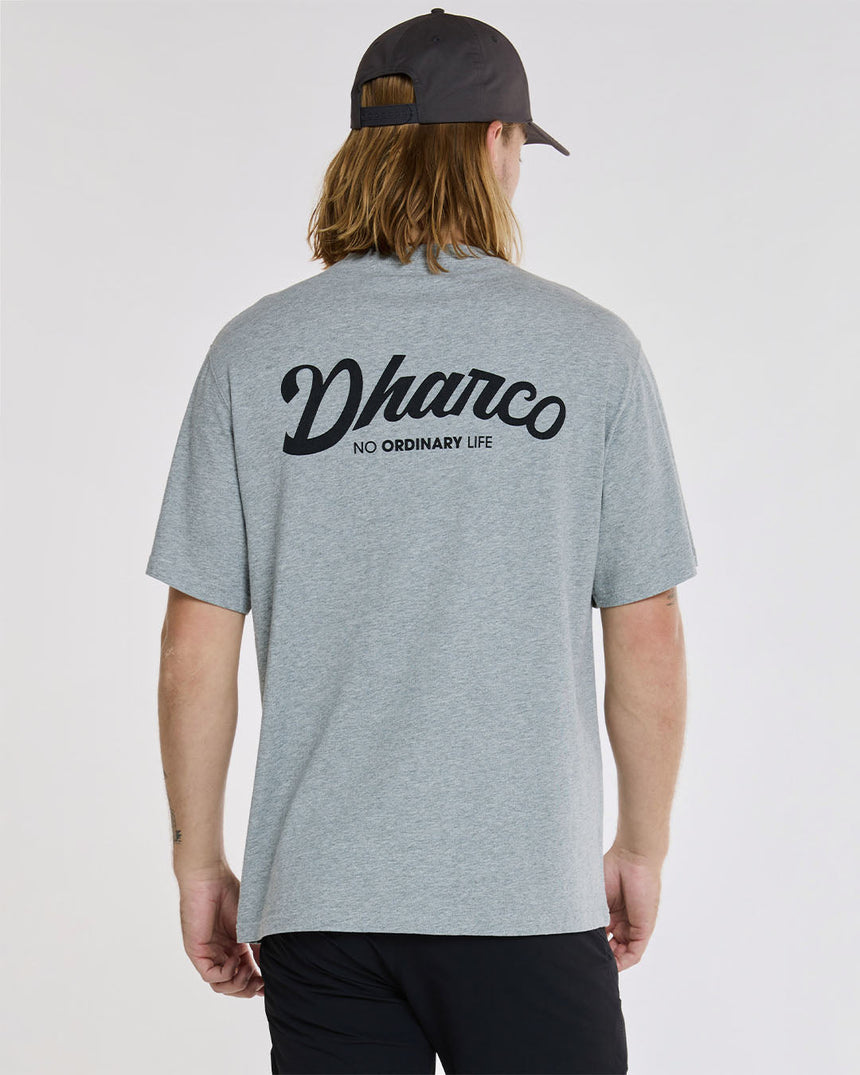 Tee en coton pour homme | Grey Marble | Manches courtes | HAUTS POUR HOMMES | DHaRCO | Image 1 sur 6
