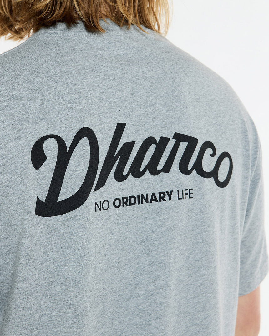 Tee en coton pour homme | Grey Marble | Manches courtes | HAUTS POUR HOMMES | DHaRCO | Image 5 sur 6