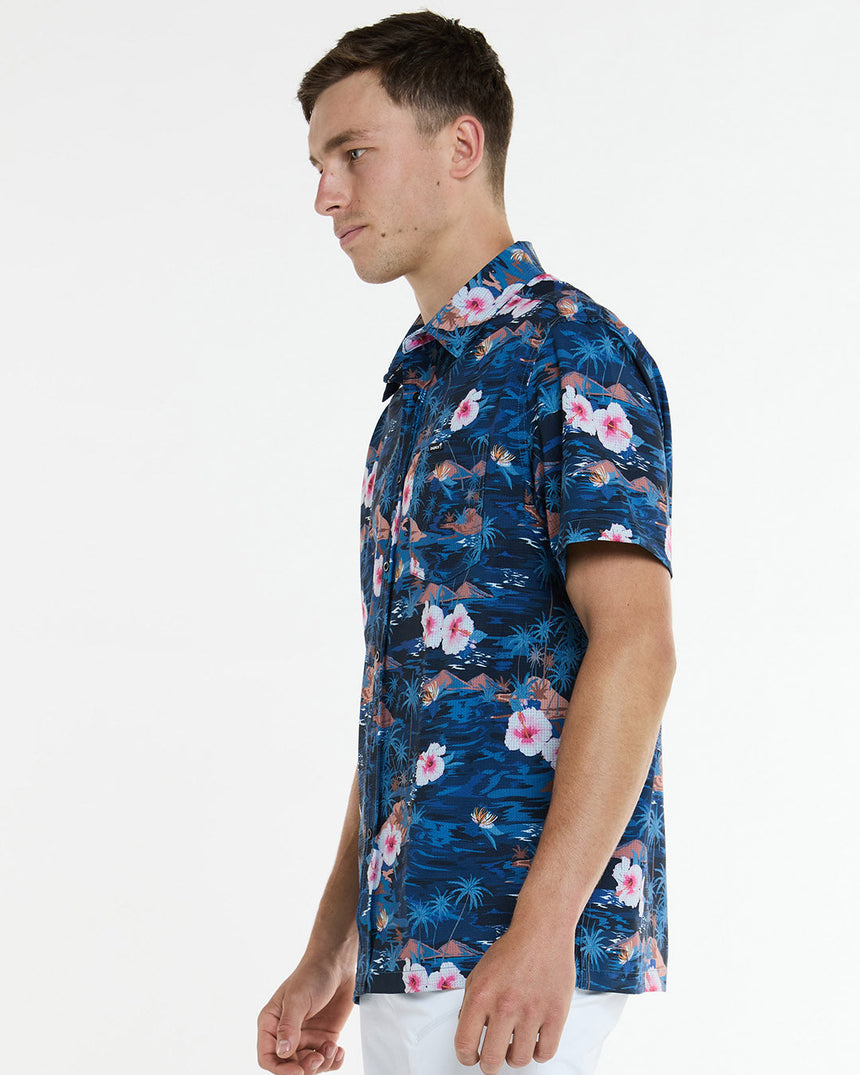 Party Shirt Tech pour homme | Oasis | Manches courtes | HAUTS POUR HOMMES | DHaRCO | Image 2 sur 6