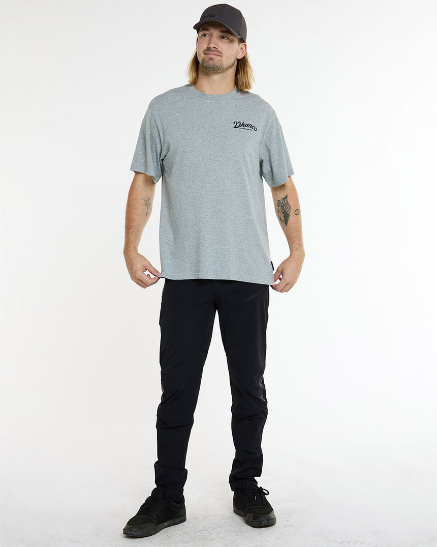 Tee en coton pour homme | Grey Marble | Manches courtes | HAUTS POUR HOMMES | DHaRCO | Image 4 sur 6