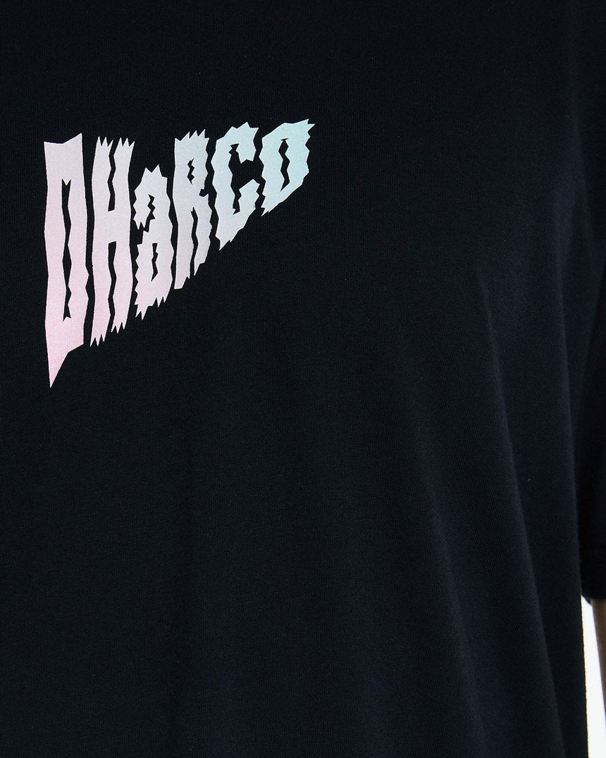 Tee en coton pour homme | Noir | Manches courtes | HAUTS POUR HOMMES | DHaRCO | Image 5 sur 6