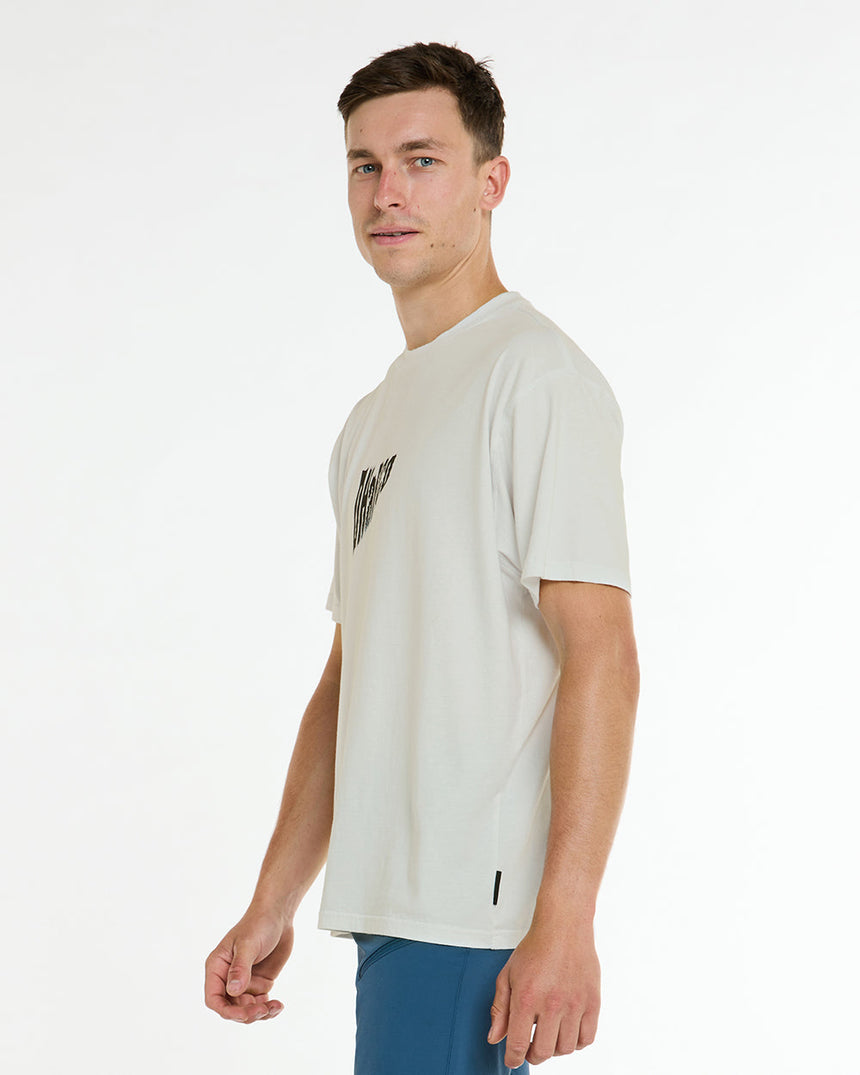 Tee en coton pour homme | Blanc | Manches courtes | HAUTS POUR HOMMES | DHaRCO | Image 3 sur 6