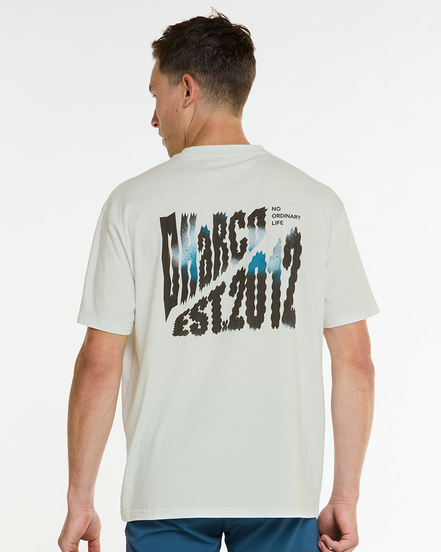 Tee en coton pour homme | Blanc | Manches courtes | HAUTS POUR HOMMES | DHaRCO | Image 2 sur 6