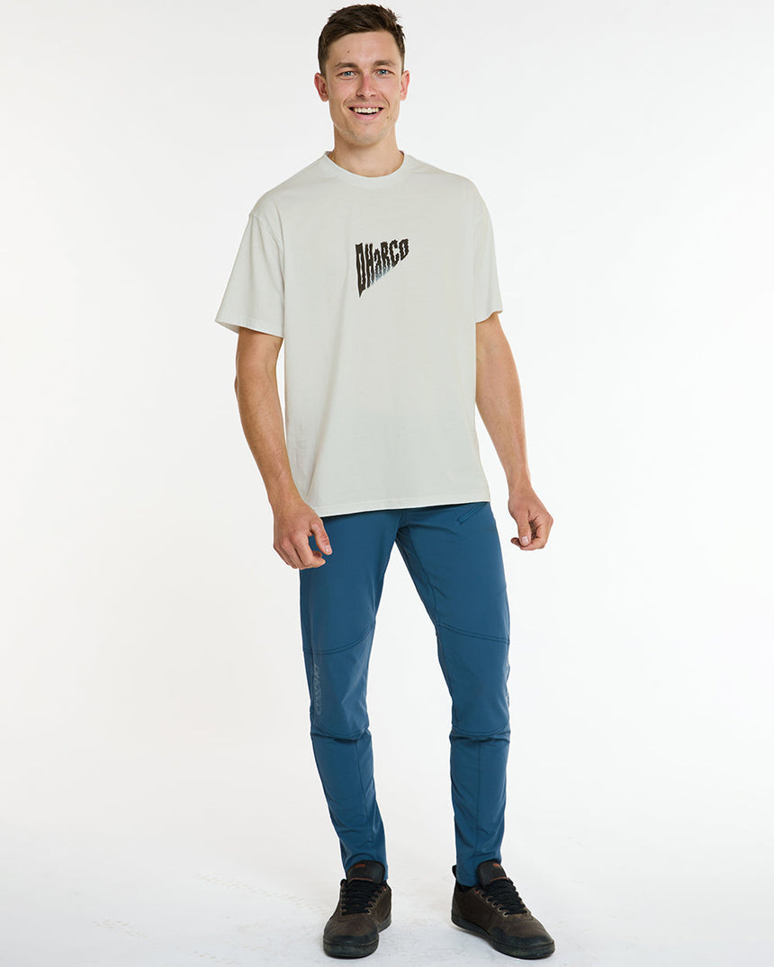 Tee en coton pour homme | Blanc | Manches courtes | HAUTS POUR HOMMES | DHaRCO | Image 4 sur 6