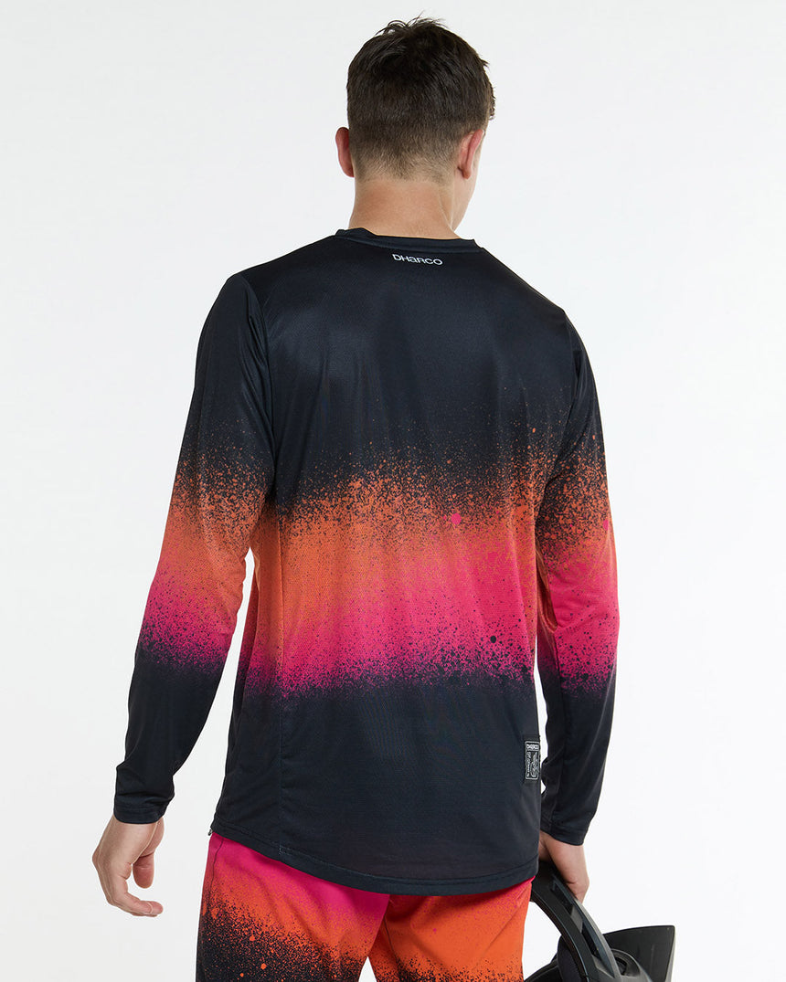 Maillot Race pour homme | Serpent Noir | Manches longues | HAUTS POUR HOMMES | DHaRCO | Image 3 sur 6