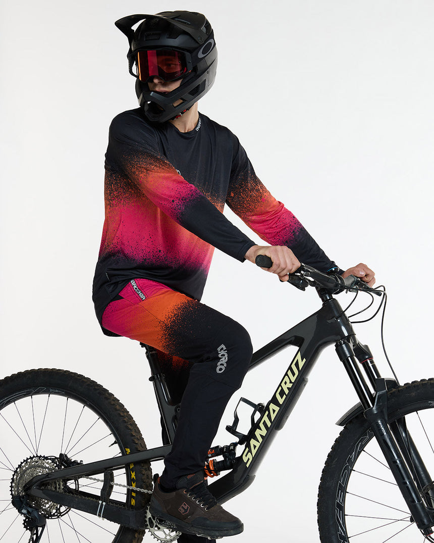 Maillot Race pour homme | Serpent Noir | Manches longues | HAUTS POUR HOMMES | DHaRCO | Image 6 sur 6