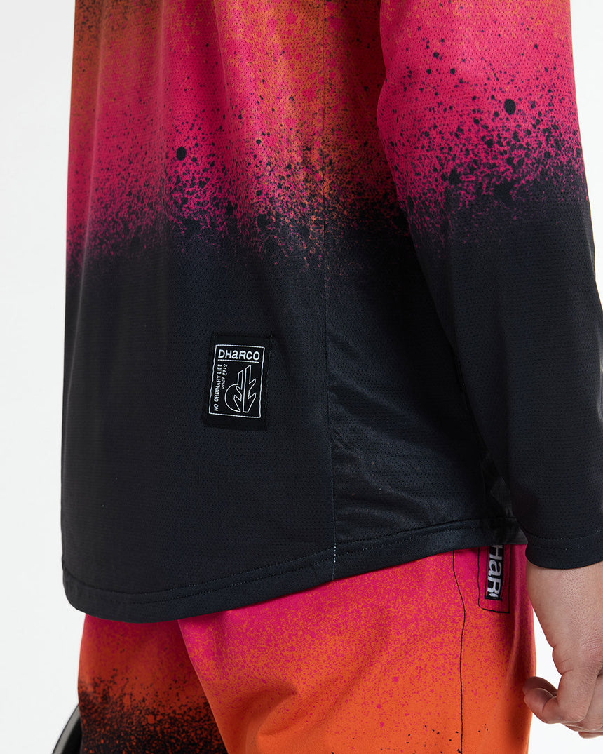 Maillot Race pour homme | Serpent Noir | Manches longues | HAUTS POUR HOMMES | DHaRCO | Image 5 sur 6