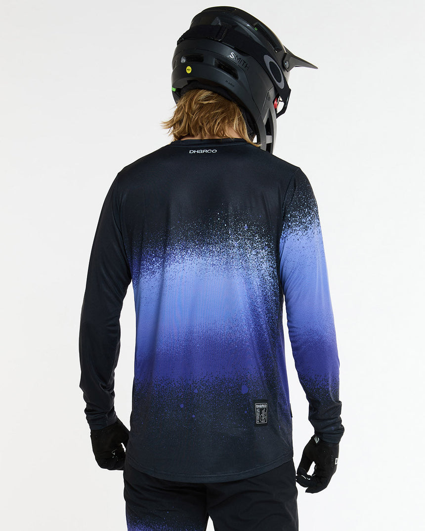 Maillot Race pour homme | Ultra Violet | Manches longues | HAUTS POUR HOMMES | DHaRCO | Image 2 sur 6