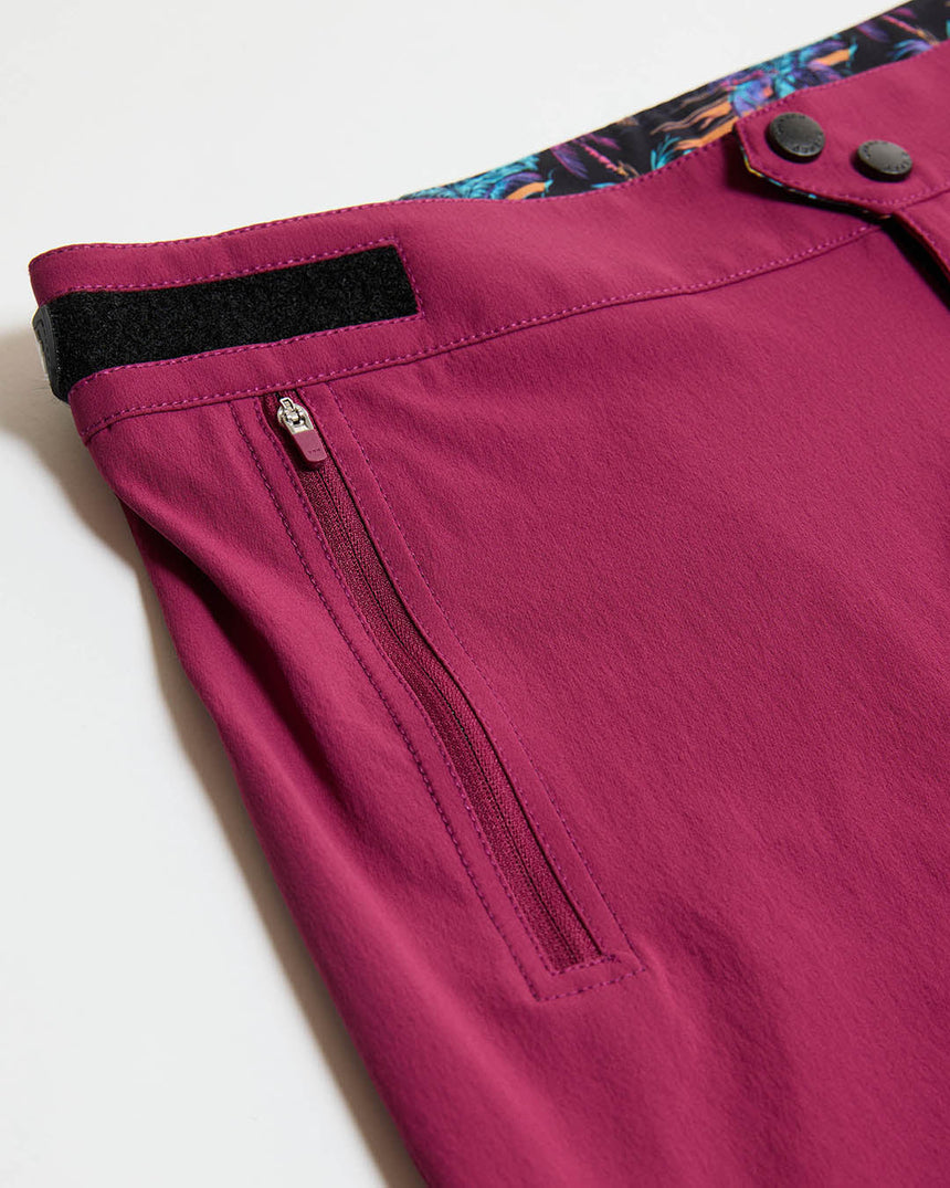 Womens Gravity Shorts | Sangria | Gravity Shorts | WOMENS BOTTOMS | DHaRCO | Image 6 of 6