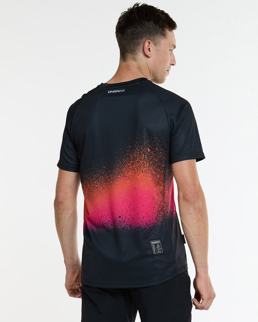 Maillot à manches courtes pour homme | Serpent Noir | Manches courtes | HAUTS POUR HOMMES | DHaRCO | Image 3 sur 6