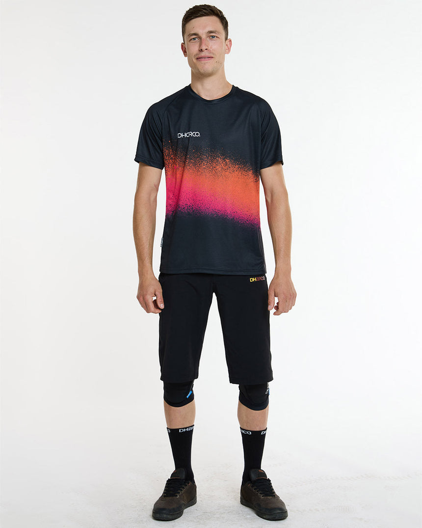 Maillot à manches courtes pour homme | Serpent Noir | Manches courtes | HAUTS POUR HOMMES | DHaRCO | Image 4 sur 6