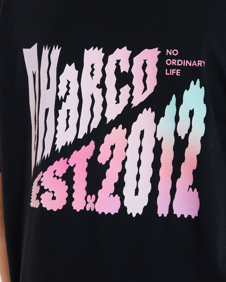 Youth Cotton Tee | Black | Short Sleeves | YOUTH TOPS | DHaRCO | Image 4 of 6