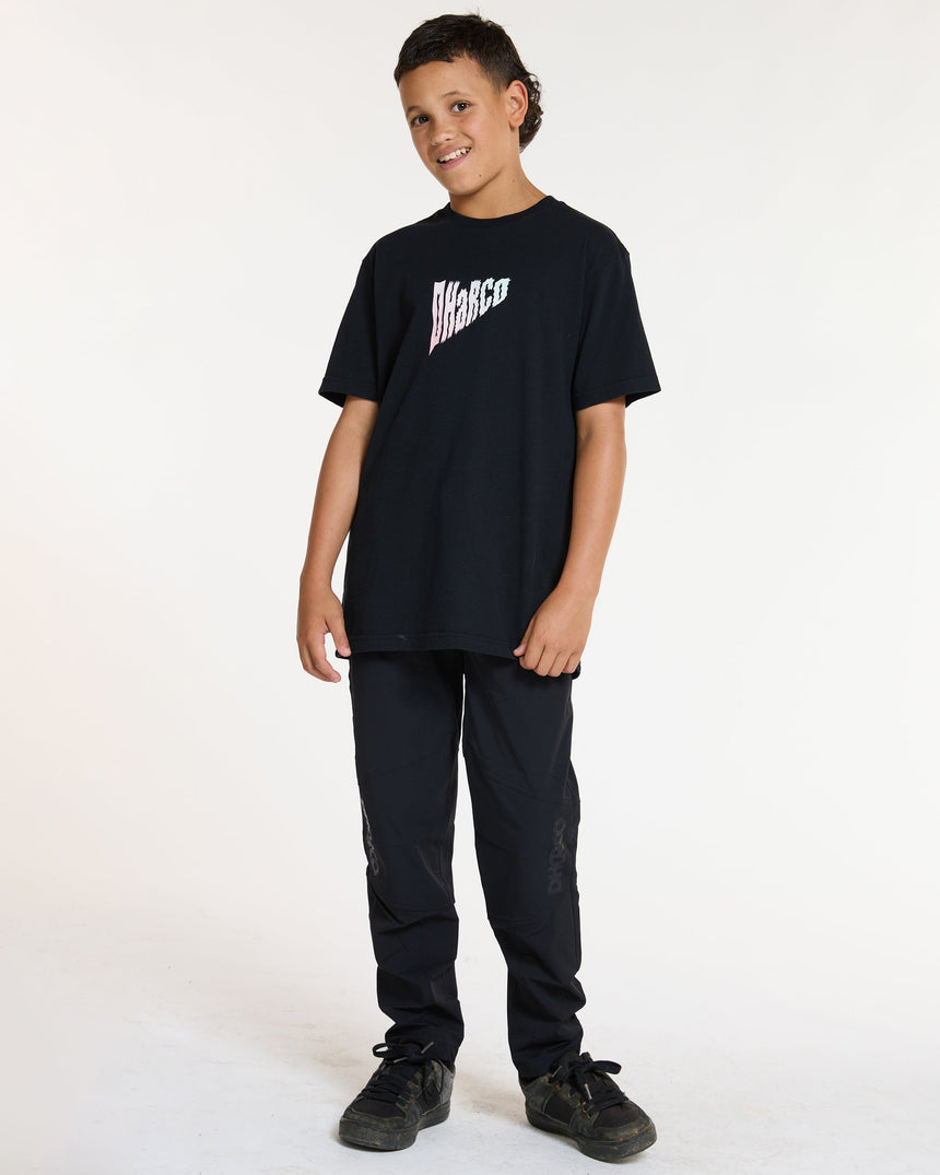 Youth Cotton Tee | Black | Short Sleeves | YOUTH TOPS | DHaRCO | Image 3 of 6