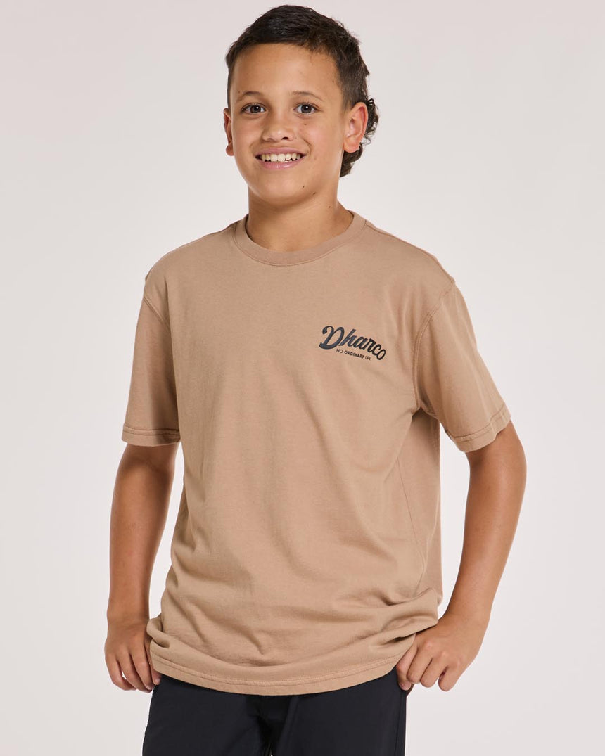 Youth Cotton Tee | Dust | Short Sleeves | YOUTH TOPS | DHaRCO | Image 1 of 6