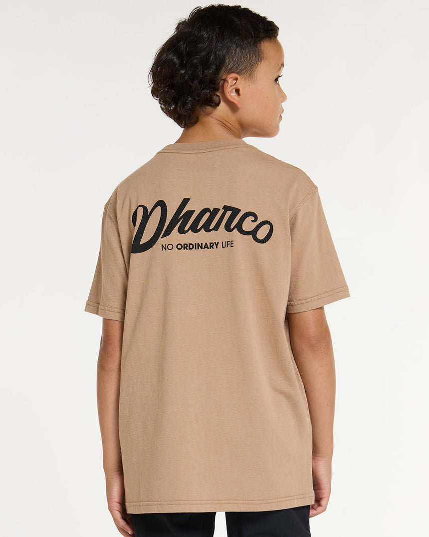 Youth Cotton Tee | Dust | Short Sleeves | YOUTH TOPS | DHaRCO | Image 2 of 6