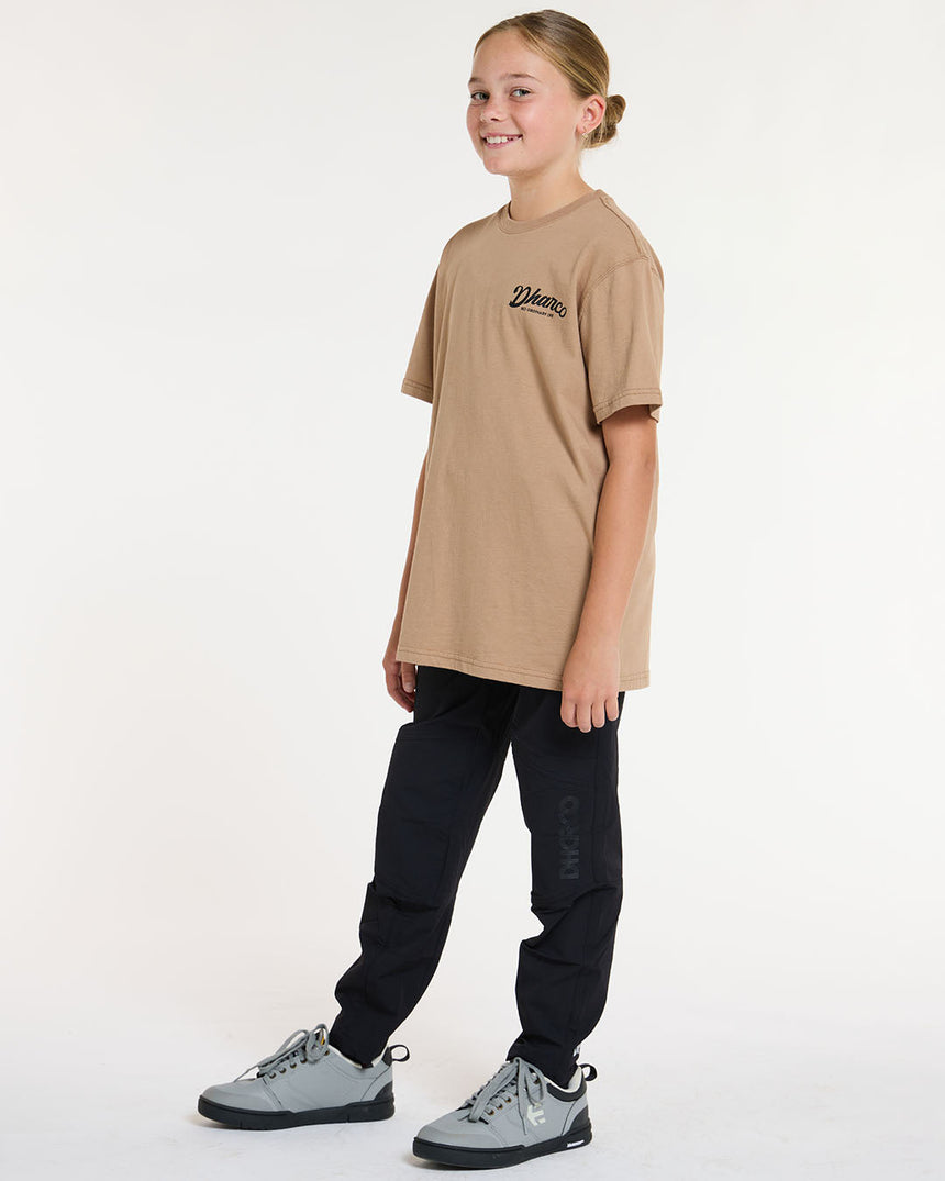 Youth Cotton Tee | Dust | Short Sleeves | YOUTH TOPS | DHaRCO | Image 6 of 6