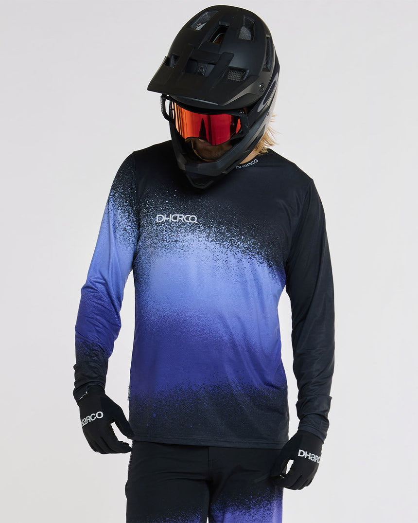 Maillot Race pour homme | Ultra Violet | Manches longues | HAUTS POUR HOMMES | DHaRCO | Image 1 sur 6