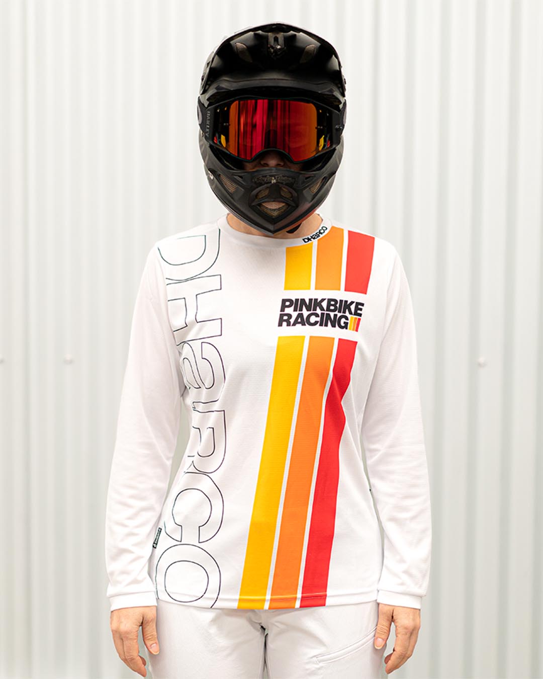 gibous×lhp logo track jersey white tops gibous×lhp logo track jersey white tops Men's Joe Gibbs