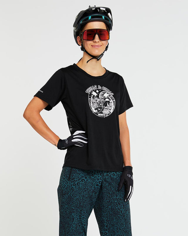Womens Tech Tee | Dark Thrills | Short Sleeves | WOMENS TOPS | DHaRCO | Image 1 of 4
