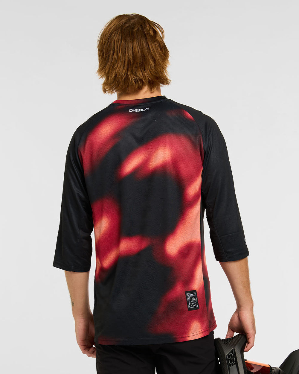 Mens 3/4 Sleeve Jersey | Infrared | 3/4 Sleeves | MENS TOPS | DHaRCO | Image 2 of 8