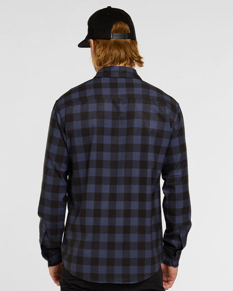 Mens Tech Long Sleeve Shirt | Jet